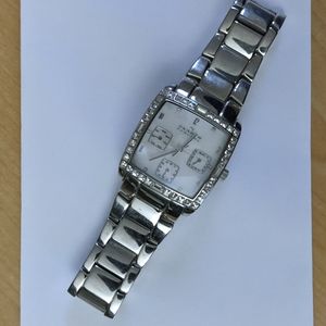 Skagen Mother Of Pearl Crystal Ladies Watch 520SSX